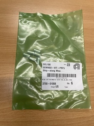 [3790-01008/ 102277] AMAT 3790-01008 STDF F/F 1/4 RND 6-32 X 1/2L AL NO-FINI LOT OF 6