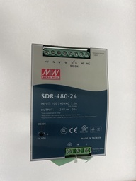 [SDR-480-24/ 102452] Mean Well DIN Rail Power Supply SDR-480-24