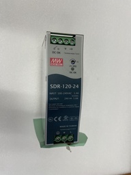 [SDR-120-24/ 102453] MEAN WELL SDR-120-24 Power Supply