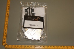 [463-036/502321] MH CONNECTORS MHDTZK-25-K D SUB BACKSHELL, D, DIECAST, 25WAY, LOT OF 23