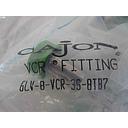 [6LV-8-VCR-3S-8TB7/502596] 316L VAR VCR Fitting, Short Tube Butt Weld Gland, 1/2" VCR x 1/2" x 0.049", Lot of 6