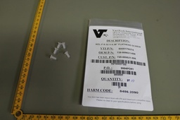 [720-009531-006/502765] Screw Flat HD 6-32UNCx3/8 Kel-F, Lot of 10