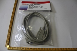 [HD-15 (M)-HD-15 (F)/504517] HD-15 (M)-HD-15 (F) VGA MONITOR CABLE 6 FT. , LOT OF 8