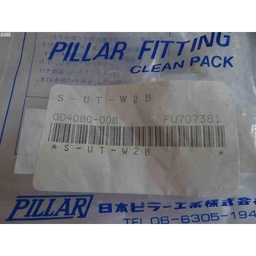 [S-UT-W2B/505957] UNION TEE, SUPER TYPE, 1/4", PFA