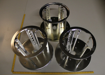 [A72-40MB-0215/506535] ROTOR SPIN RINSER DRYER WITH SHAFT 235/PLATE 225, LOT OF 3