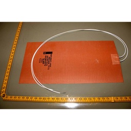 [F050100C8 MOD/508628] Flexible Heater, Silicone Rubber, 120/240V, 125/500W, Lot of 4