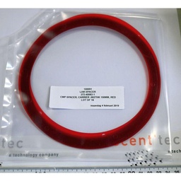 [372-45083-1/100091] CMP SPACER, CARRIER .002THK 150mm, RED, LOT OF 18