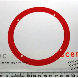 [372-45063-1/100095] CMP SPACER, CARRIER .002THK 100mm, RED, LOT OF 3