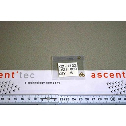 [XD1-1102-621/100576] WASHER, COPPER, 2.6MM ID, 4.4MM OD, 0.1MM THICK, LOT OF 5