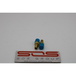 [ES028-000834-1/201774] Brass Swagelok Tube Fitting, Male Tube Adapter, 3/8 in. Tube OD x 1/4 in. MNPT, Swagelok B-6-TA-1-4, Lot of 8